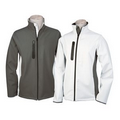 Men's or Ladies' Soft Shell Jacket Bonded to Micro Fleece - 25 Day Custom Overseas Express